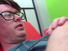 Nerdy babe Zara Du Rose thinks that she's ready for some cock sucking