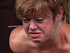 Busty pornstar Dee Williams enjoys being tortured and fucked