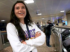 Solo model shading attire showcasing nice ass in panties