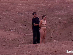 Hogtied Charlotte Vale gets bent over and fucked mercilessly