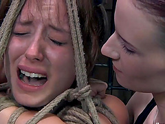 Pussy poking and fisting during torture - Sister Dee & Claire Adams