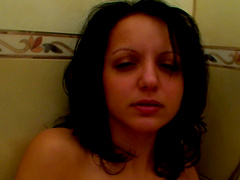 Adriana with natural tits moans while getting penetrated