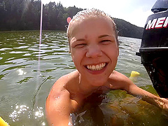 Lakeside party with some of the hottest lesbians on the planet