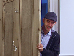 Long hair brunette licking balls then throbbed hardcore