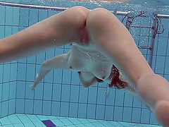 Sima Lastova goes to swim naked and her boyfriend records her