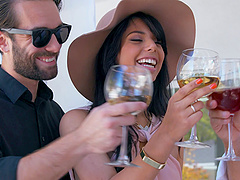 Guy with a beard gives the tattooed Gina a proper vaginal spooning