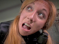 Hardcore torture session with small tits blonde pornstar Emma Haize