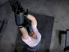 Amateur video of a good looking babe getting tortured - Josi Valentine