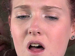 Rough pussy and ass torture with sex toys for tied up Ashley Lane