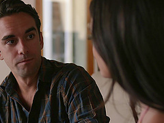 Handsome guy gladly gets deep inside Gia's cock-hungry beaver