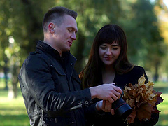 Balls deep pussy and ass fucking on the sofa with hot Katty Blessed