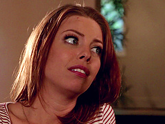 Babe with pierced nipples Rachel Starr having her copher penetrated