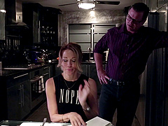 Hottie Adriana Chechik alluring Asa Akira getting banged hard