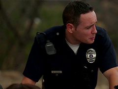 Cutie Bianca Breeze bent over against a car and fucked hard