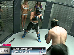 After wrestling it's time to take Aryana Starr's trembling pussy