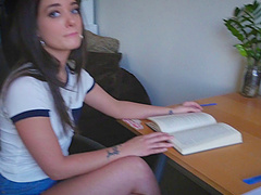 Sexy cowgirl with nice ass pounded hardcore in close up