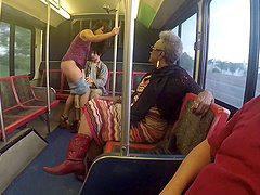 Sex in the public place with brunette Anastasia Black and her lover