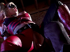 Kinky movie parody with blonde pornstar Kleio Valentien in HD