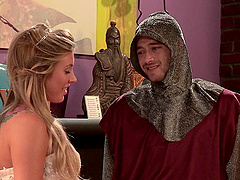 Pornstar Capri Cavanni teases and gets fucked balls deep by her lover