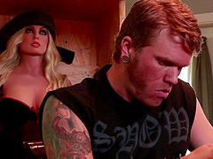 Brunette stunner Tiffany Tyler gets grabbed and fucked mercilessly