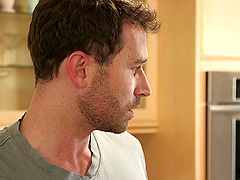 Sexy guy cannot resist a cute brunette's petite body