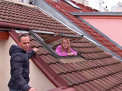 Cum on pussy ending after amazing fucking in the bed with Rebecca J