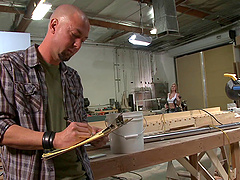 Adorable blonde model Avy Scott spreads her legs for large dick