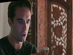 Chick seduces a guy for a fuck with her stunning randy body