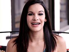 Balls deep mouth and throat fucking for pornstar wife Eden Sin