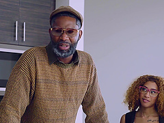 Kendall Woods cannot resist a handsome hunk's big dong