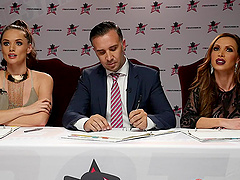 Ana Foxxx and Britney Amber show off their amazing shagging skills