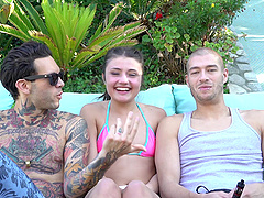 Hot moments with Adria Rae, Nina North, Xander Corvus and Small Hands