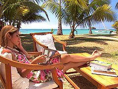 Sahara Knite and Janet are happy to spread their legs for a mature man