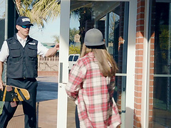 Big natural tits Nina giving her guy superb titjob