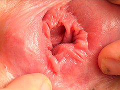 Horny Whitney stretching her pussy and asshole naughtily and dirtily