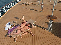 Melanie Memphis refining captain big cock hardcore on cruise