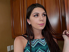 Olivia Lua enjoying the large throbbing manhood of Codey Steel