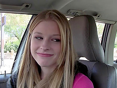 April picked up from the street for amateur erotic casting