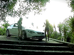 Fucking two desirous blondes willing to do pretty nasty things