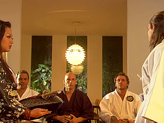 Banging Asian whore Gianna Lynn one by one at a time