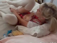 Creampie for Jolene Devil after banging her without mercy