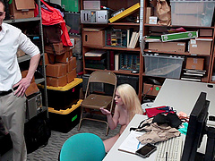 Fucking Joseline Kelly passionately doggystyle on a desk