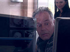 Tiny pussy teen Getting Cute fucked from behind by an older guy