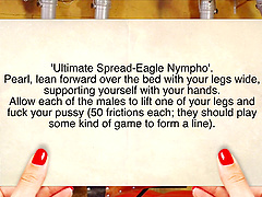 Long hair doll shading shorts then pounded hardcore