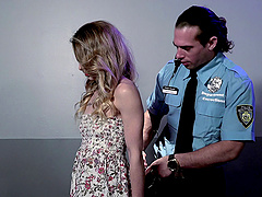 Alana Summers takes off her dress for a shag with a policeman