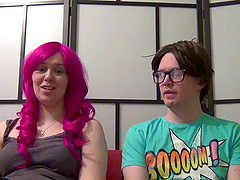 Stella Cox grabs a dick and can't stop sucking it cause it's so good