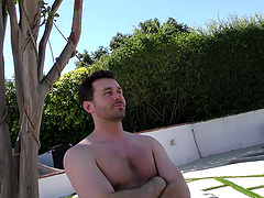 Ebony Daya Knight in bikini moaning while her anal is pounded