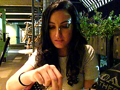 Lovely Cecilia cannot make up her mind which outfit to wear