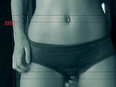 Barry fingering her pussy while her anal is ravished