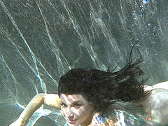 Curvaceous Romi Rain rides Ryan Mclane outdoors giving him a good time